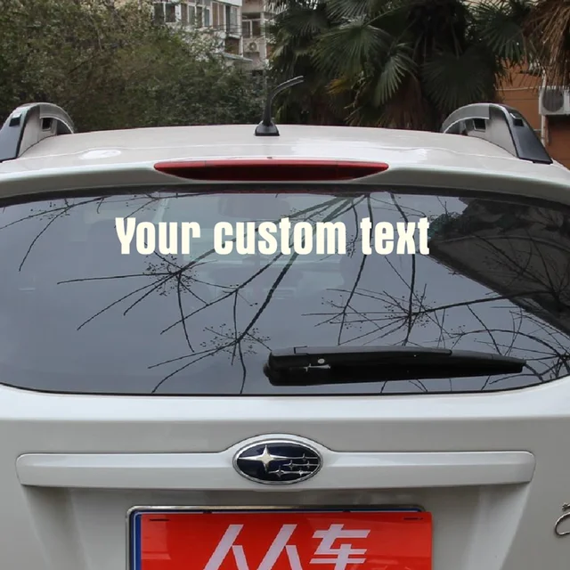 Custom Made Text Personality Decal Waterproof Reflective Sticker Car Motorcycle Customized 1