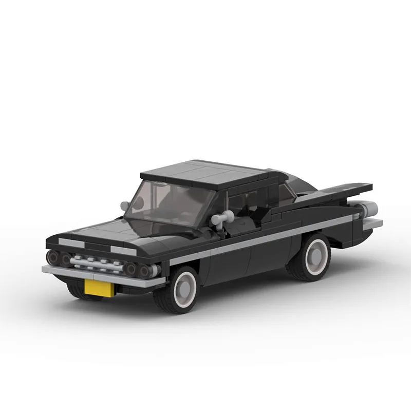 

AIAIAITOY 1959 Bel Air Speed Champions Black Cars Techniced Building Blocks Bricks Set Kids Toys Gifts For Boys & Girls