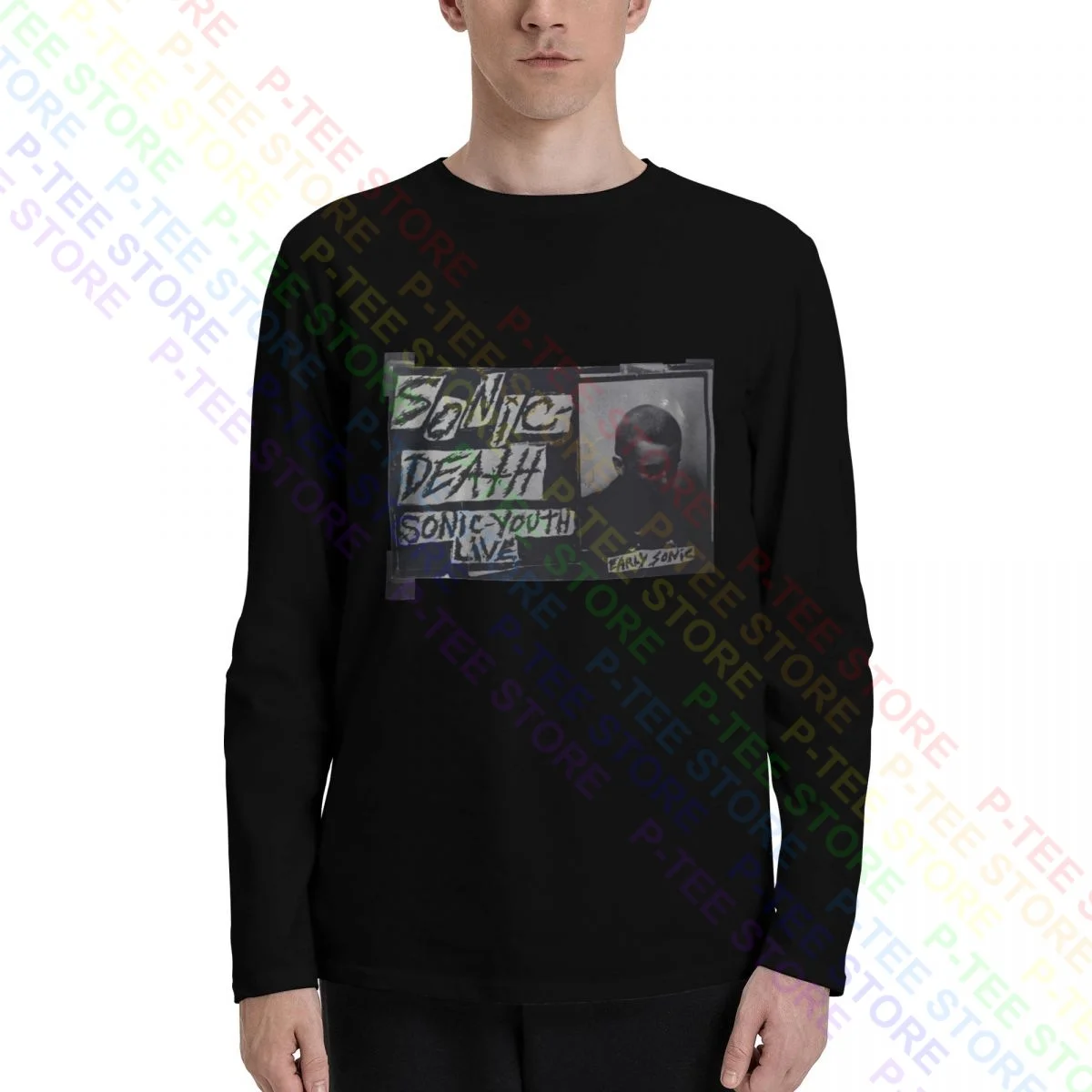Magliette A Maniche Lunghe Sonic Death T-Shirt Tee Rare Trendy Classic Best Seller