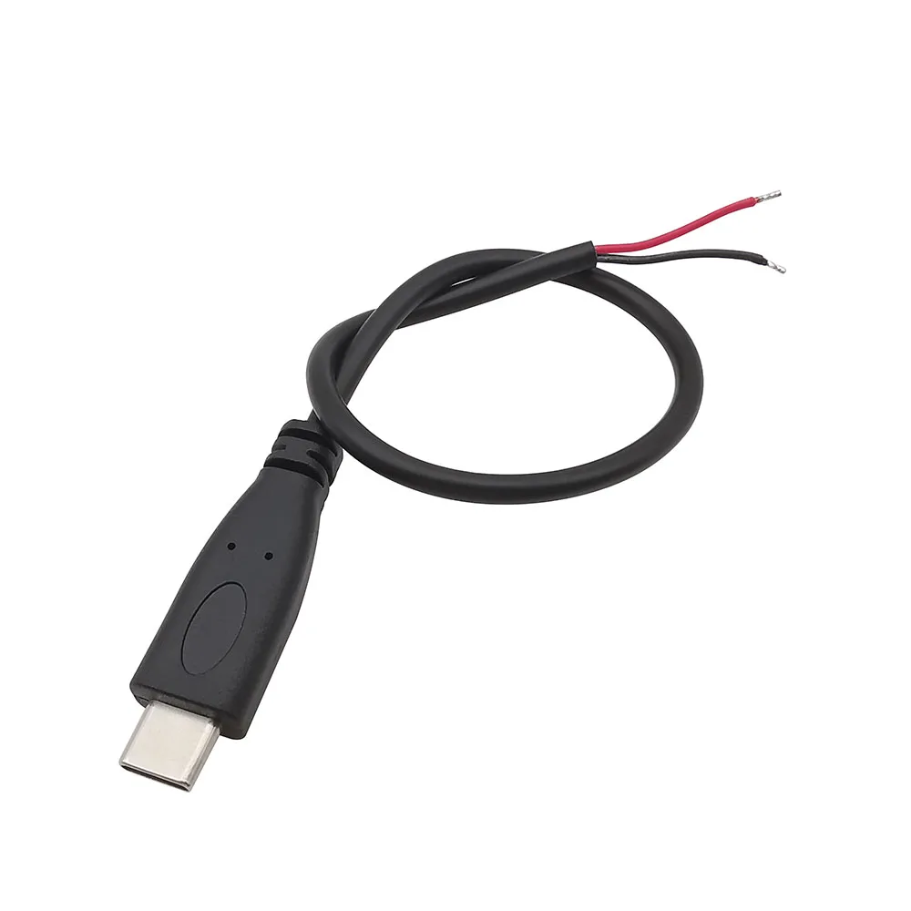 1/5 Stücke Micro USB/Typ-C Männlich Weiblich Stecker Jack Netzteil Kabel Draht 2 Pin 4 Pin Ladegerät Kabel Verlängerung Stecker Datenleitung – Detail 5