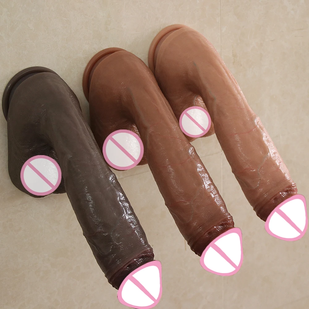 Dildo XXL Oversized Realistic Huge Penis Giant Phallus Long Soft Silicone Suction Cup Anal Sex Toys For Women Vagina Masturbator