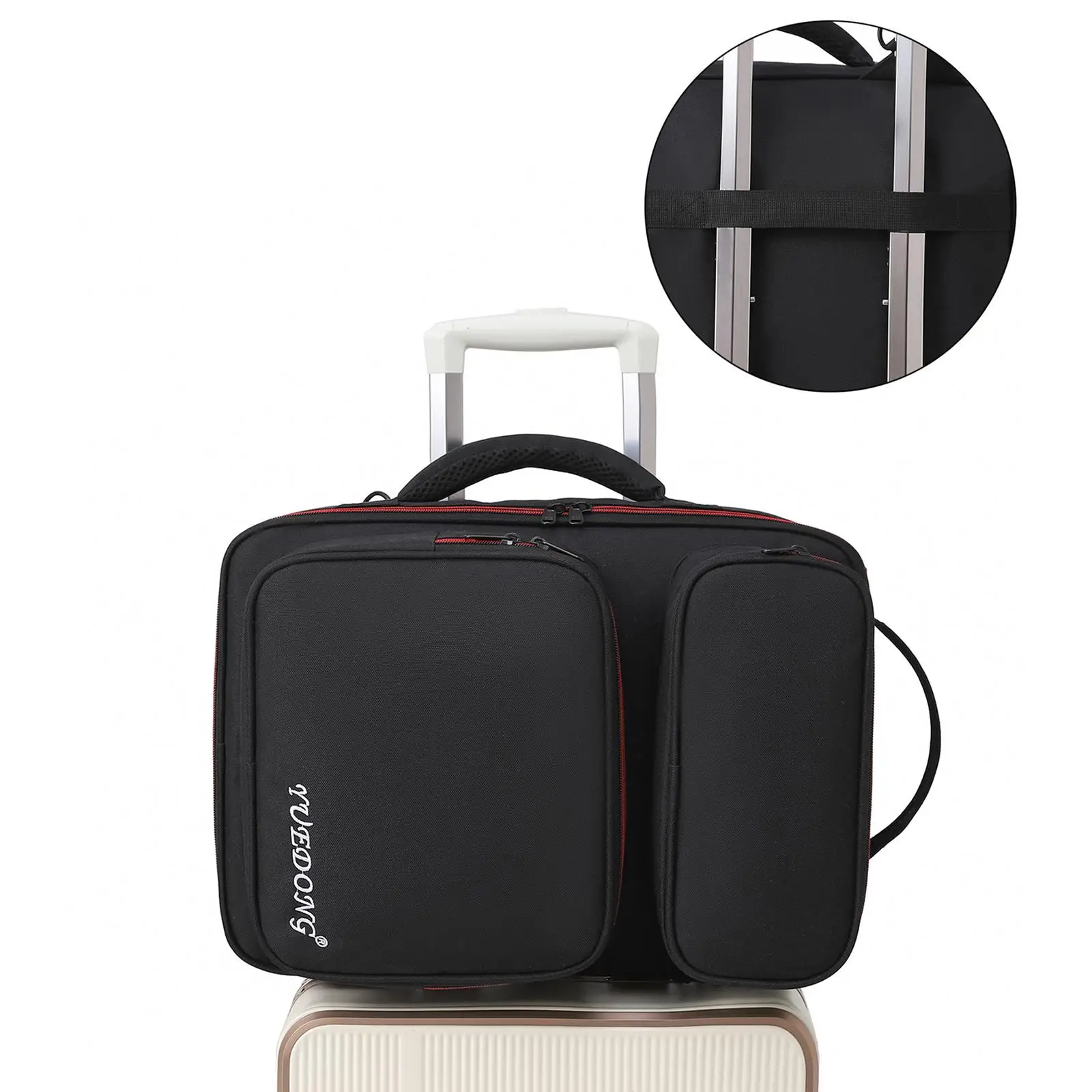 Pedal Board Bag, Backpack, Guitar Effects Pedalboard Bag, Carrying Bag, with Pockets, Multifunction