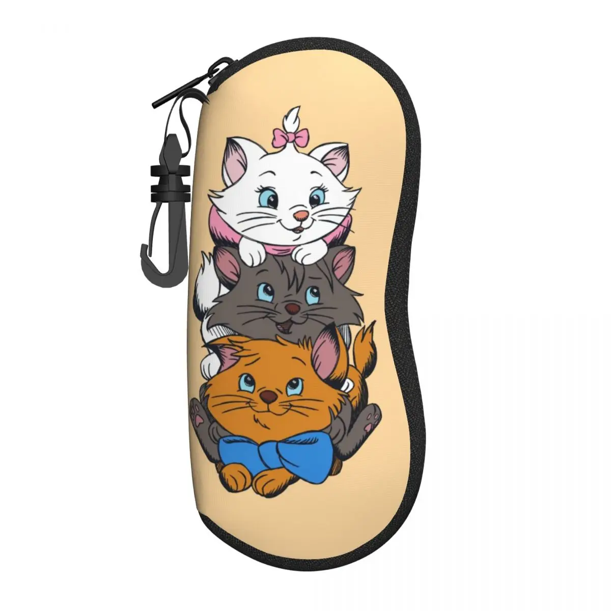 

Солнцезащитные очки на заказ с рисунком манги, женские и мужские мягкие солнцезащитные очки с рисунком кота Мари, защитная коробка