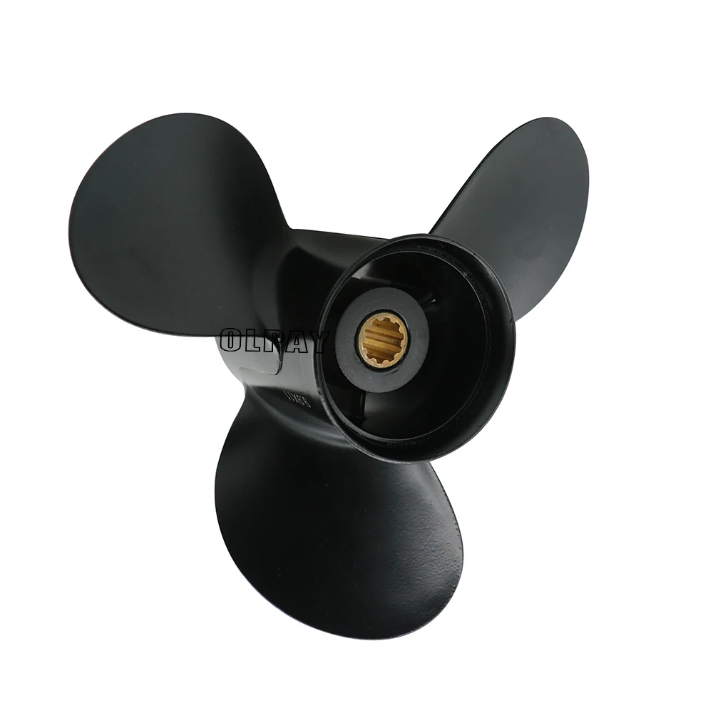 9.9x11 Propeller For Tohatsu Mercury Nissan 25HP 28HP 30HP Outboard Motor Aluminum Alloy Propeller 10 Spline 3R0B645230 outboard engine parts boat motor parts