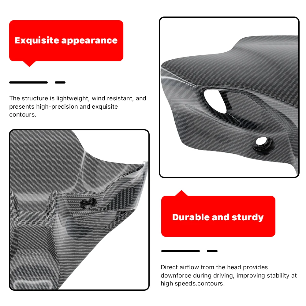 Motorcycle Front Windshield Windshield Fairing Front Cover Spoiler For Ducati Street Fighter V4 V2 V4S
