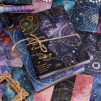 Vintage Starry Sky Scrapbook Paper 1