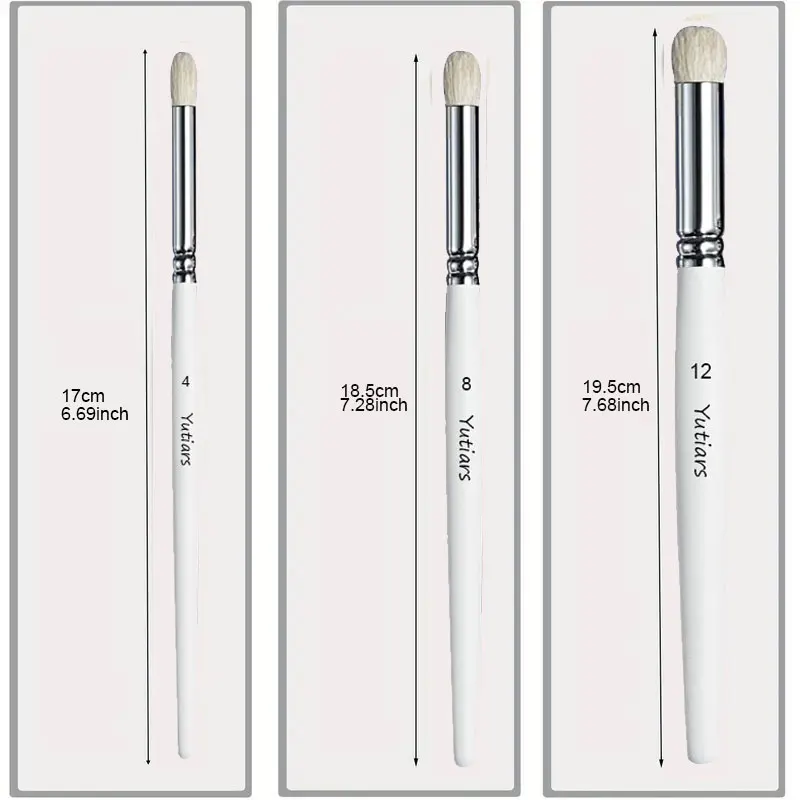 Yutiars Professional Drybrush Set, Wooden Detail Painting Brushes with Storage Case, Ideal for Tabletop 5