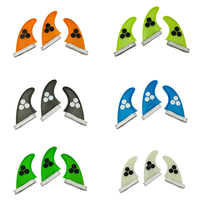 UPSURF FCS 2 Fins G7 Large Short Board For Swimming Fiberglass Honeycomb 3 Pcs/set prancha Funboard Christmas Gift SurfBoard Fin