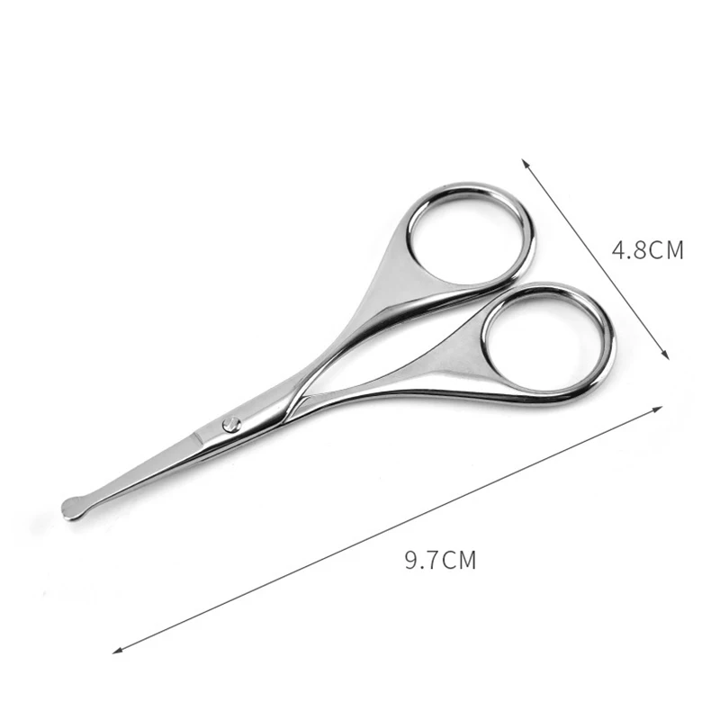Facial Hair Small Grooming Scissors For Men Women Eyebrow Nose Hair Mustache Beard Eyelashes Ear Trimming Kit