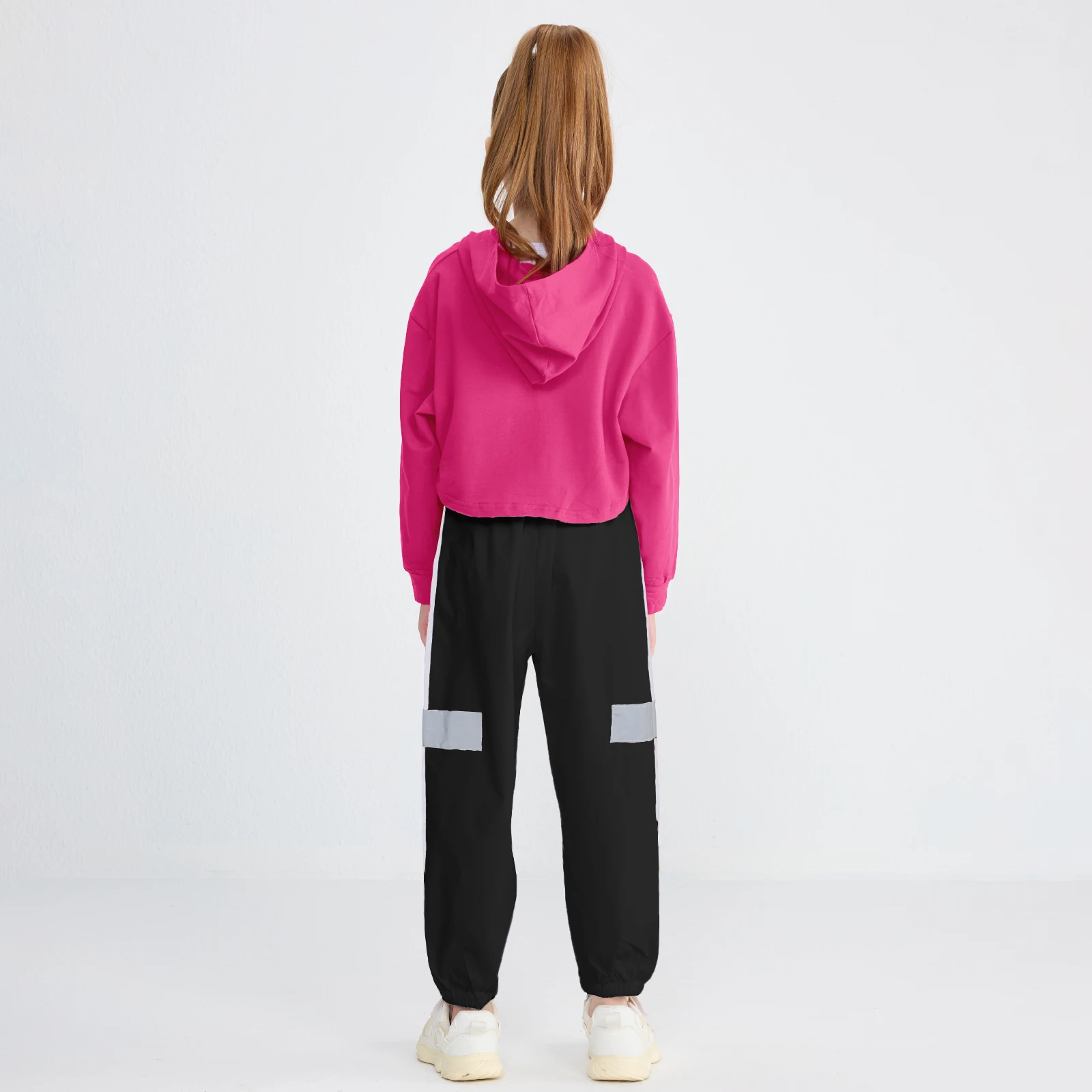 Pantalon De Sport GTM Sportswear Rouge – Fille Jeunesse Taille S – Danse/gym