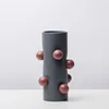 Creative Resin Vase Geometric Ball Vase Floral Arrangement Accessories Terrarium Flower Vase Pot Home Decoration Accessories 2