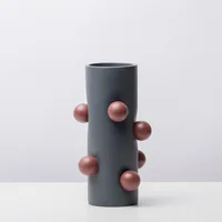 Creative Resin Vase Geometric Ball Vase Floral Arrangement Accessories Terrarium Flower Vase Pot Home Decoration Accessories 2