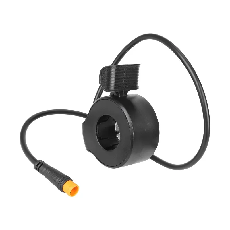 Electric bike throttle 3 pin waterproof connector 130X thumb for Bafang BBSHD 36V 48V