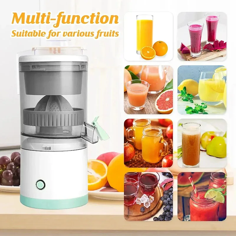 Fruit Juicer Orange Lemon USB Charging Kitchen Automatic Fresh Squeezer Multifunctional Portable Electric