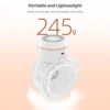 YW588 Wearable Breast Pump Hands Free Electric Breast Pump for Breastfeeding 4 Modes 12 Suction Level Low Noise Built-in Battery 4