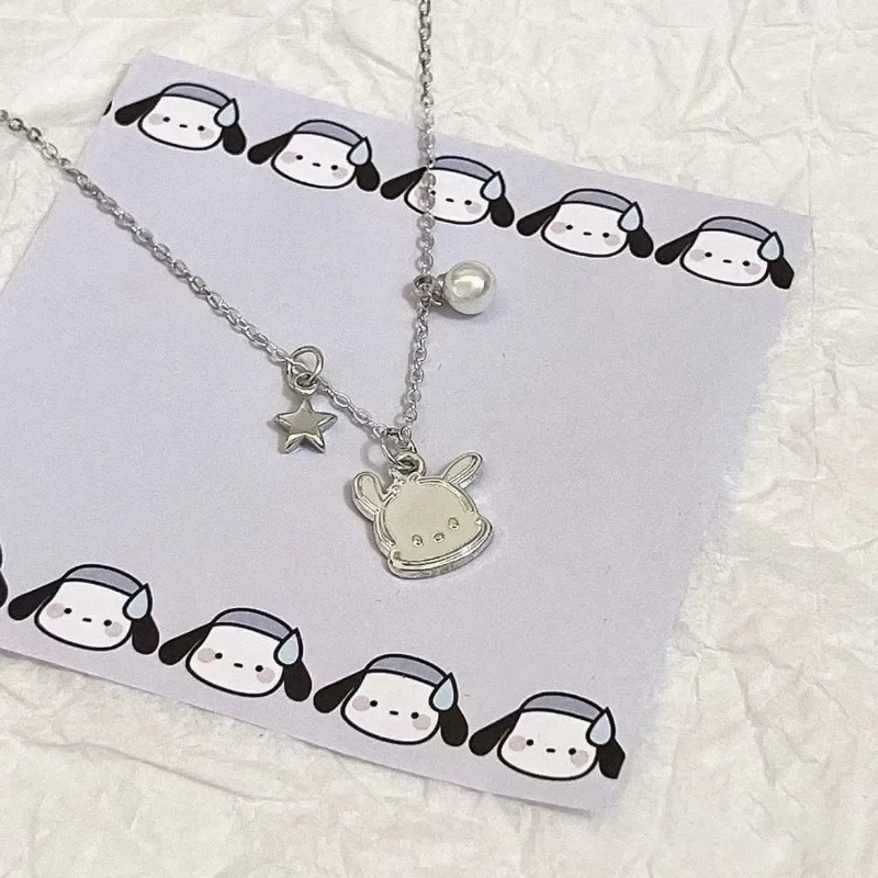 

Sanrio Pochacco Q Version Characters Children Birthday Gifts Cartoon Alloy Bracelet Anime Merchandise Decorations Action Toy