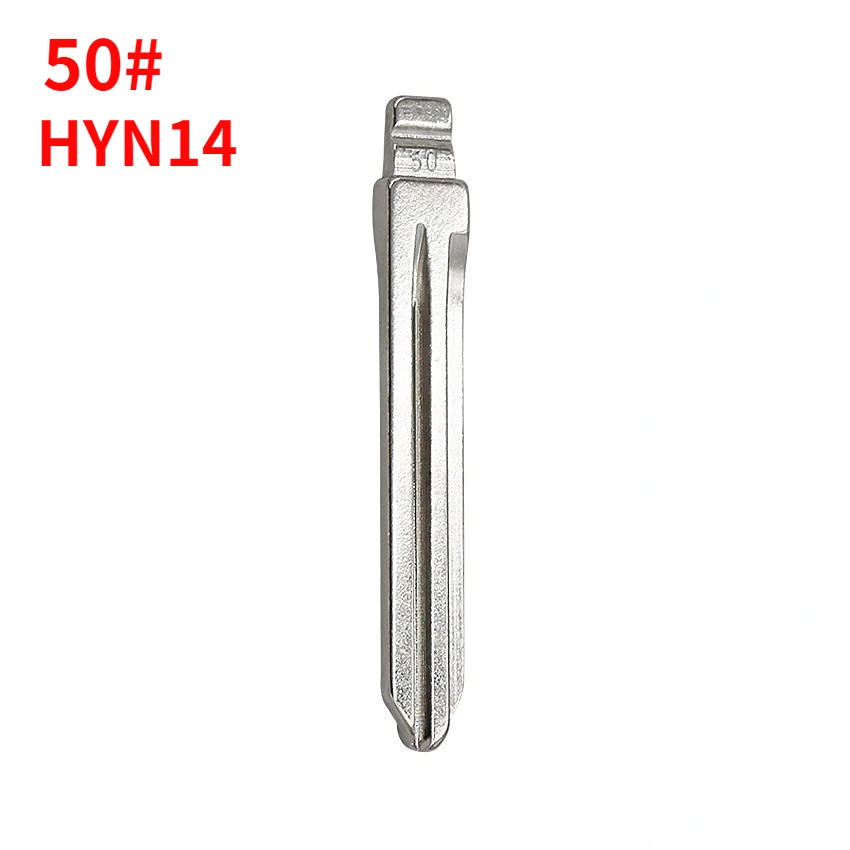 10/20/50pcs HYN14 HY16 Flip Blank Key Blade 50# HYN14FH for Hyundai ACCENT ELANTRA Kia Key for KD Keydiy Xhorse VVDI Remotes