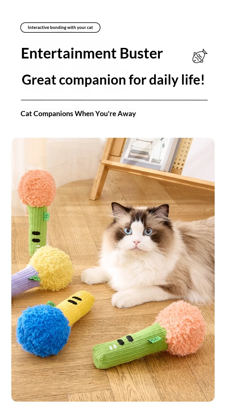 Self Play Cat Toy Teaser Wand image 9