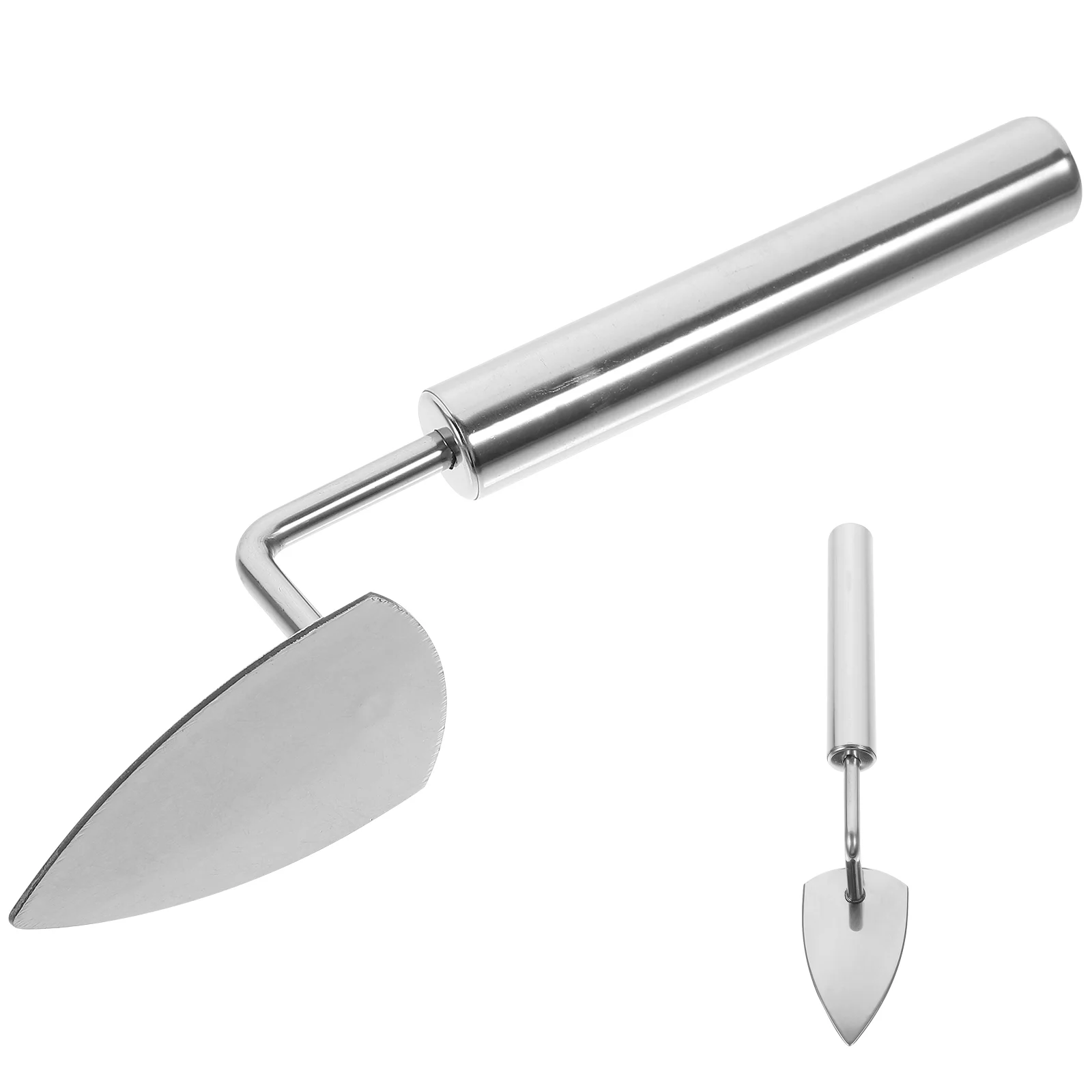Pot Press Metal Practical for Outdoor Scoop Durable Planting Gardening Supply Stainless Steel Tools