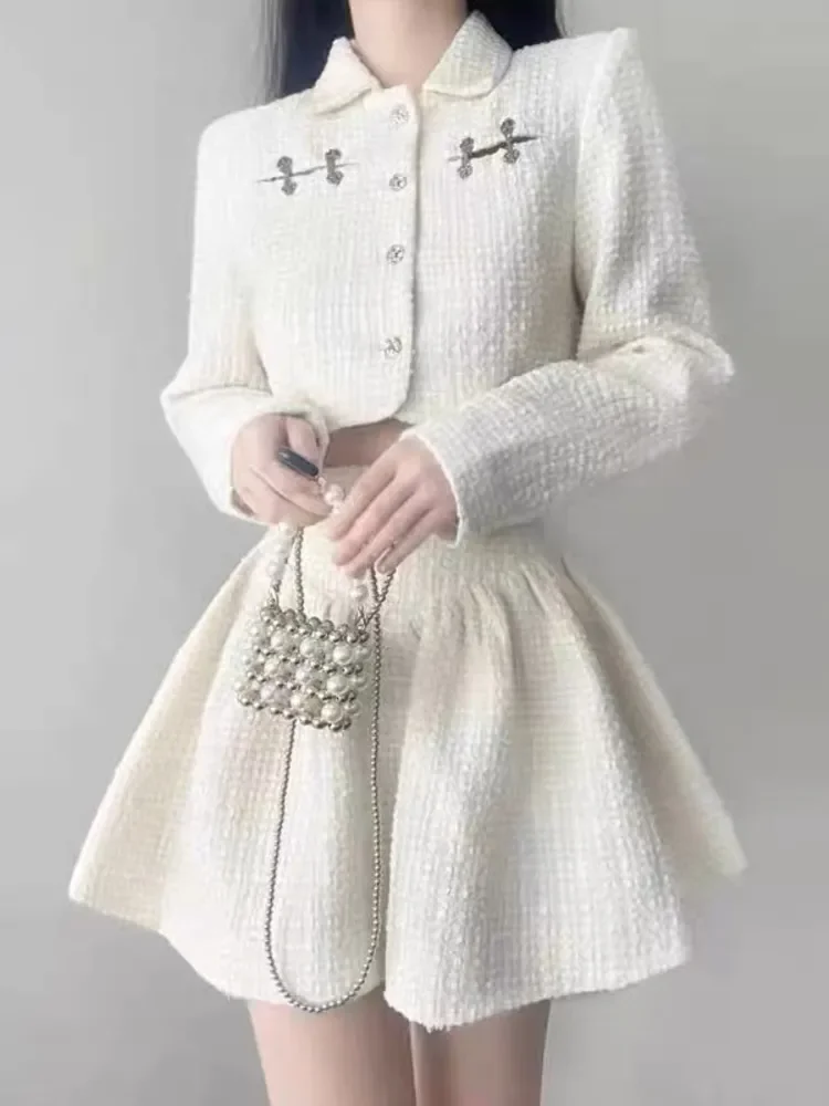 

2022 осень зима высококачественные комплекты из двух предметов, женская одежда, куртка, пальто, юбка, костюмы, женские комплекты из 2 предметов