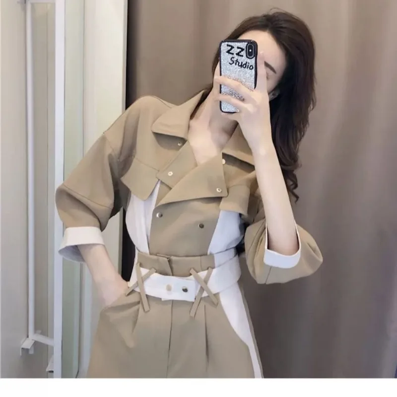 Hepburn Workwear for Women, Western Style Suit, Small Fragrant Pants, Professional Set, Light, Mature Style, New, 2023