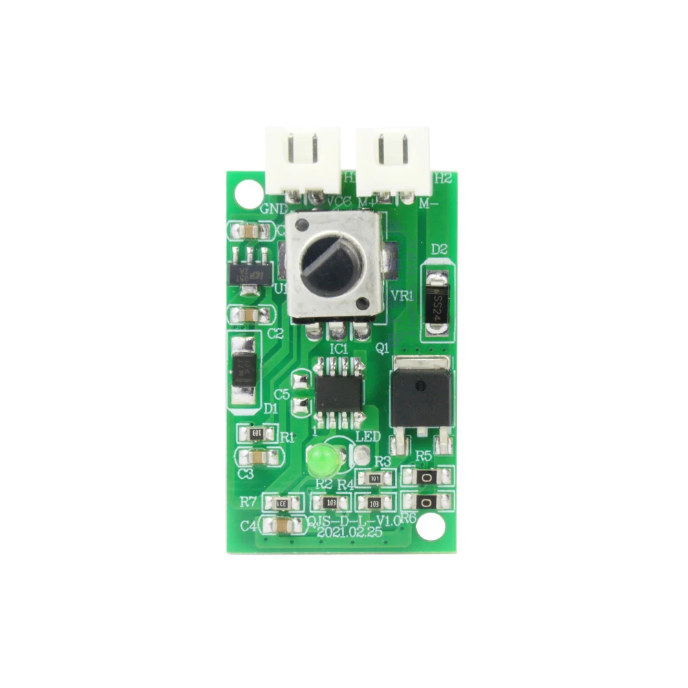 

30-100% Speed Range Speed Regulation Module PWM Motor Fan Speed Control Board 10A DC7V-12V Stepless Motor Speed Governor Module