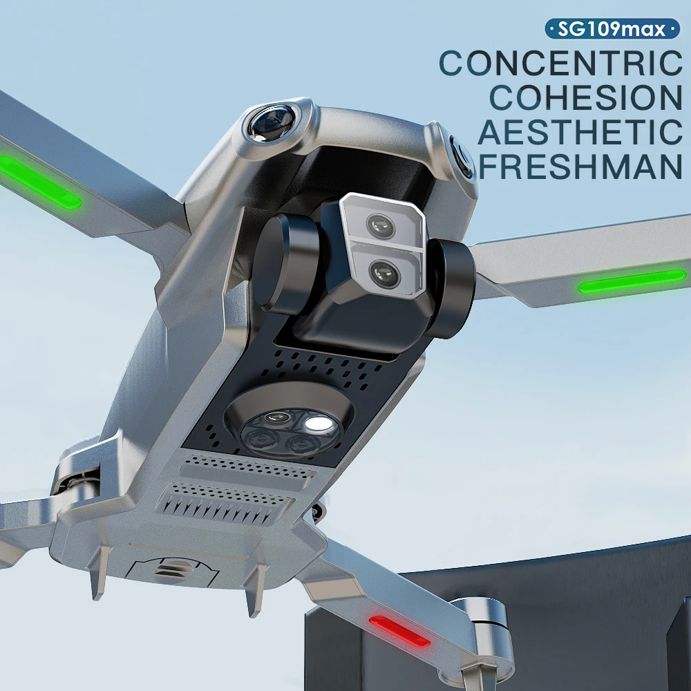 Drone SG109 PRO Brushless avec caméra HD, GPS, pliable