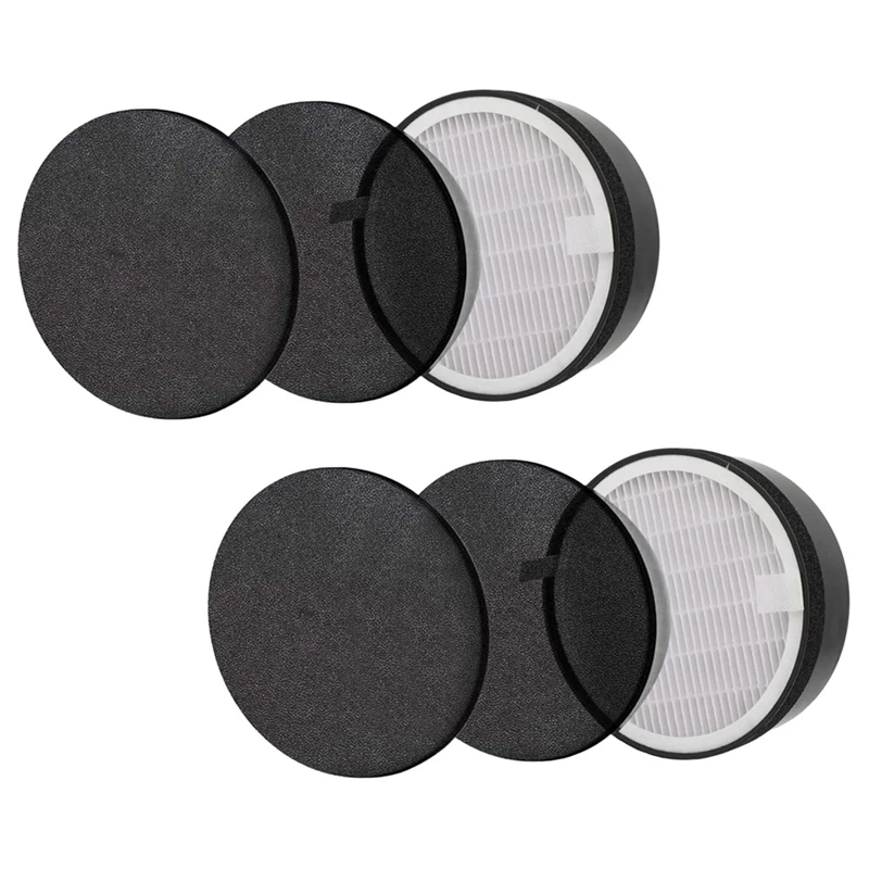 Kit Filtro Di Ricambio In Confezione Da 2 2 + 4 Compatibile Per Levoit Lv-H132 Sostituisce La Parte Lv-H132-Rf