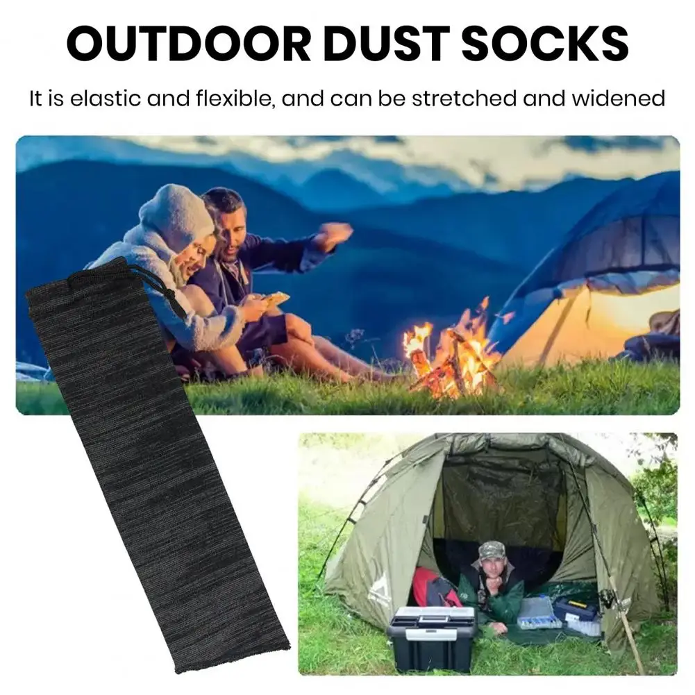 

Breathable Dustproof Cover Moisture-proof Outdoor Sock Sleeve with Drawstring Closure for High Elasticity Super Soft for Outdoor