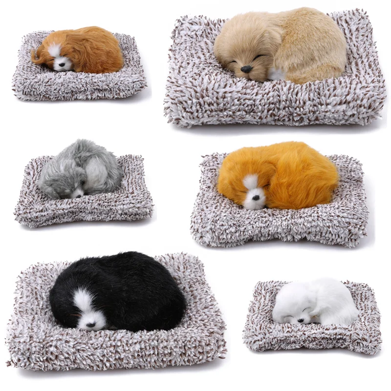 Милые плюшевые котята, кукла, игрушка, украшение для дома, украшение для автомобиля, украшение для автомобиля, милая имитация спящих кошек, украшение приборной панели