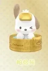 thumbnail image 1 of Figura de juguete de anime de la serie Hot Spring de Sanrio Family, caja sorpresa de Cinnamoroll, Kuromi, Hello Kitty, Pochacco, Pompom, Purin, Gudetama, 1 of 5