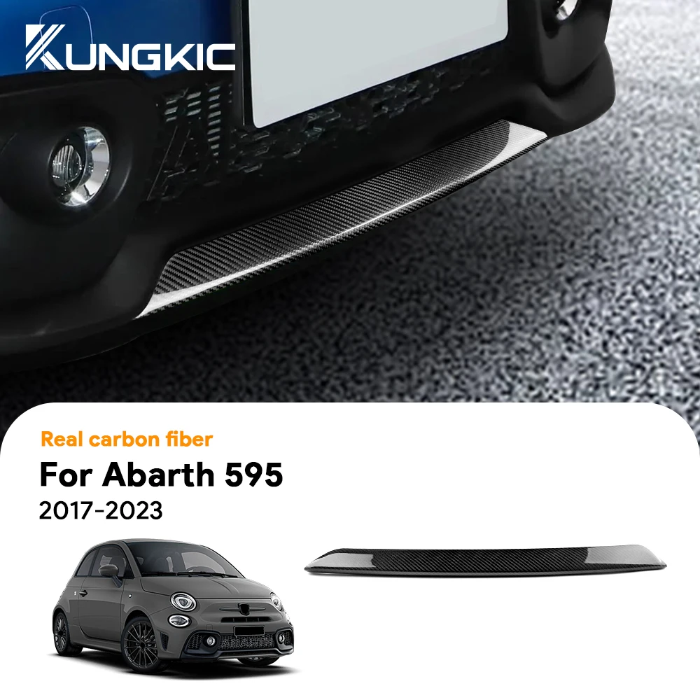 Vera Fibra Di Carbonio Dura Per Abarth 595 2017 2018 2019 2020 2021 2022 2023 Paraurti Anteriore Per Auto Decorarion Accessori In Carbonio Secco