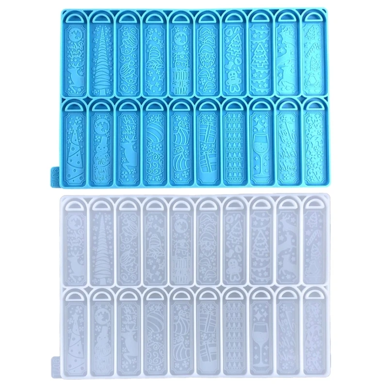 Bookmarks Silicone Mold for DIY Keychain Necklace Epoxy Resin Jewellery Making