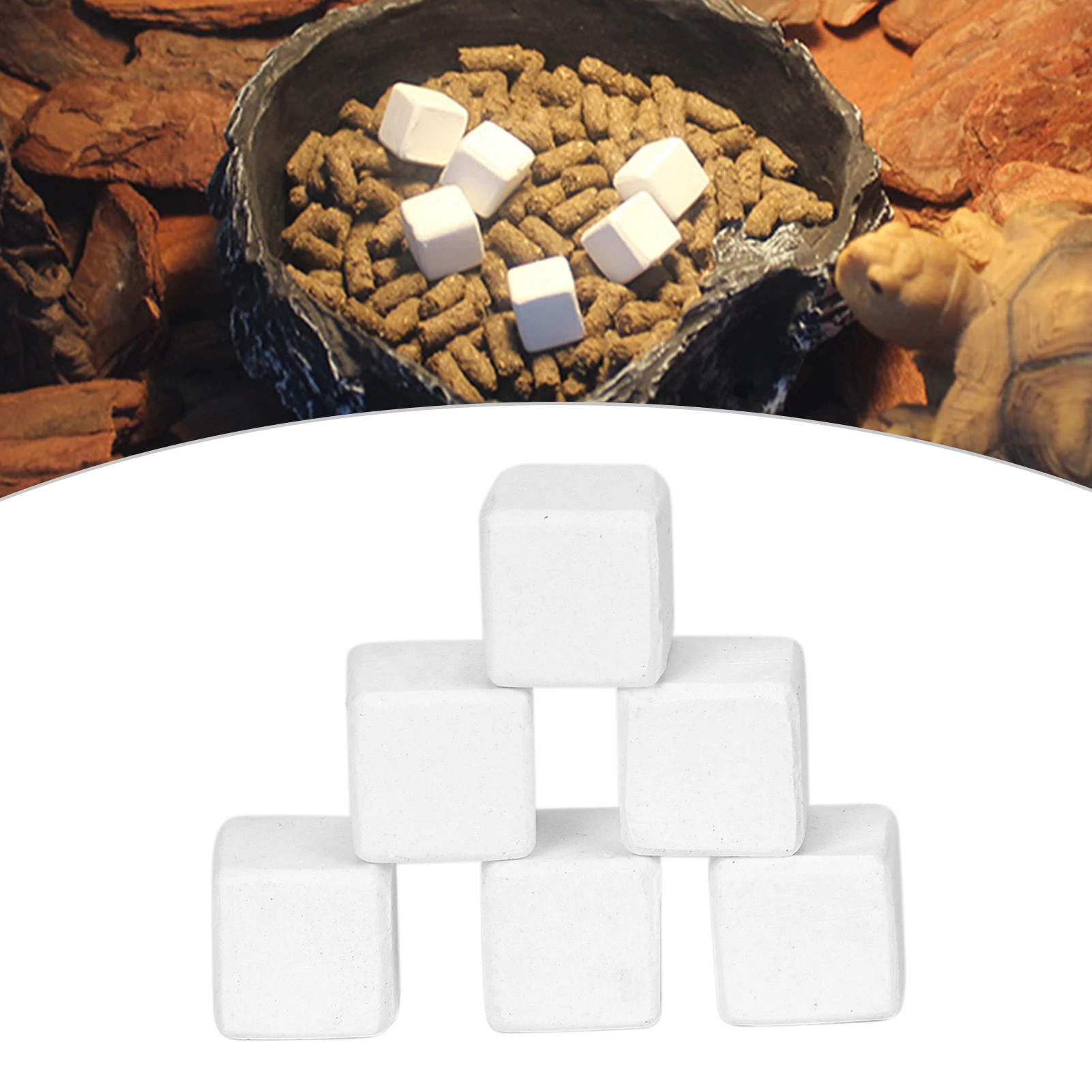 Fish Tank Mineral Calcium Stone Safe Fish Tank Calcium Stone for Daily for Terrestrial Animals Turtles Reptiles