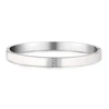 Fashion Black White Enamel Stainless Steel Opening Bangle For Women No Fade Color Bracelet Bangles Friendship Jewelry Gifts 3