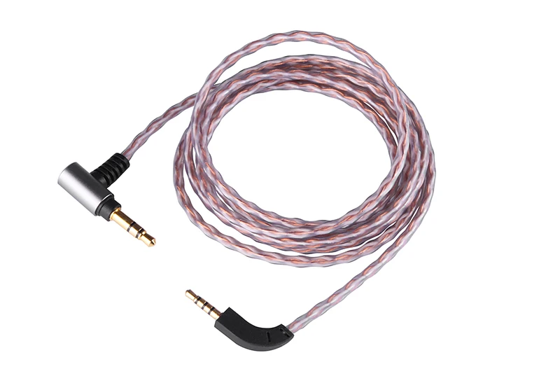 For B&W P9 Earphone Replaceable 4.4mm 3.5mm 2.5mm Balanced Single Crystal Copper Upgrade Cable