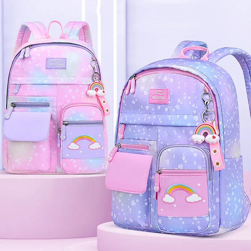 Nylon Waterproof Kids School Backpacks Teenage Boys Girls Primary Children School Bags for Boy Child Book Bags sac moda infantil