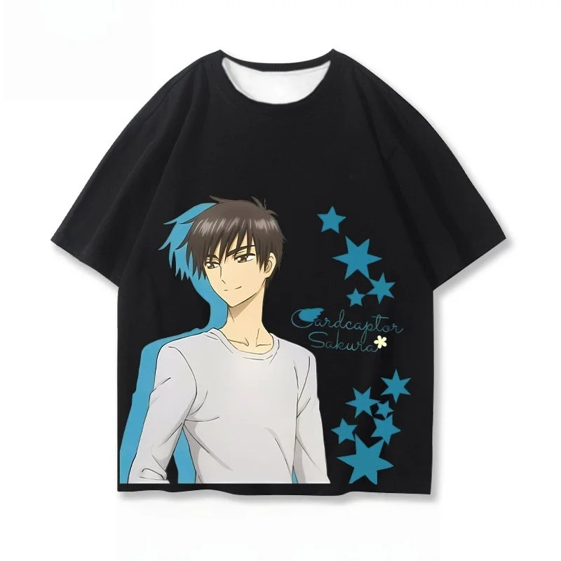 Cardcaptor Sakura Themed Parent-Child Matching 3D Printed T-Shirts - Anime-Inspired Apparel