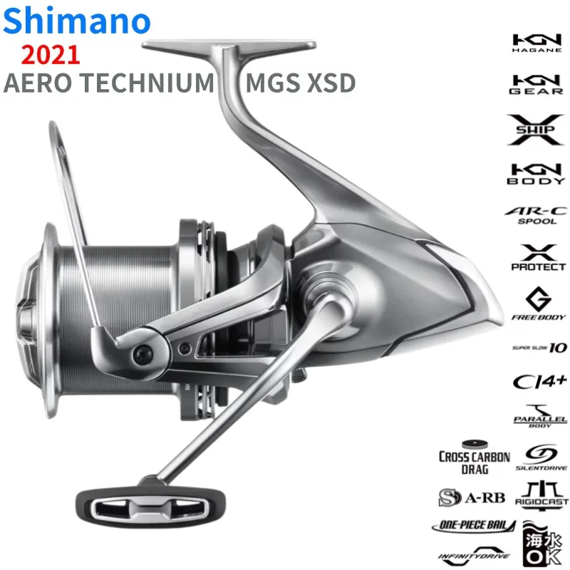 Originale Angelrollenknöpfe Aero Technium MGS 14000 XTD [Mv Spools