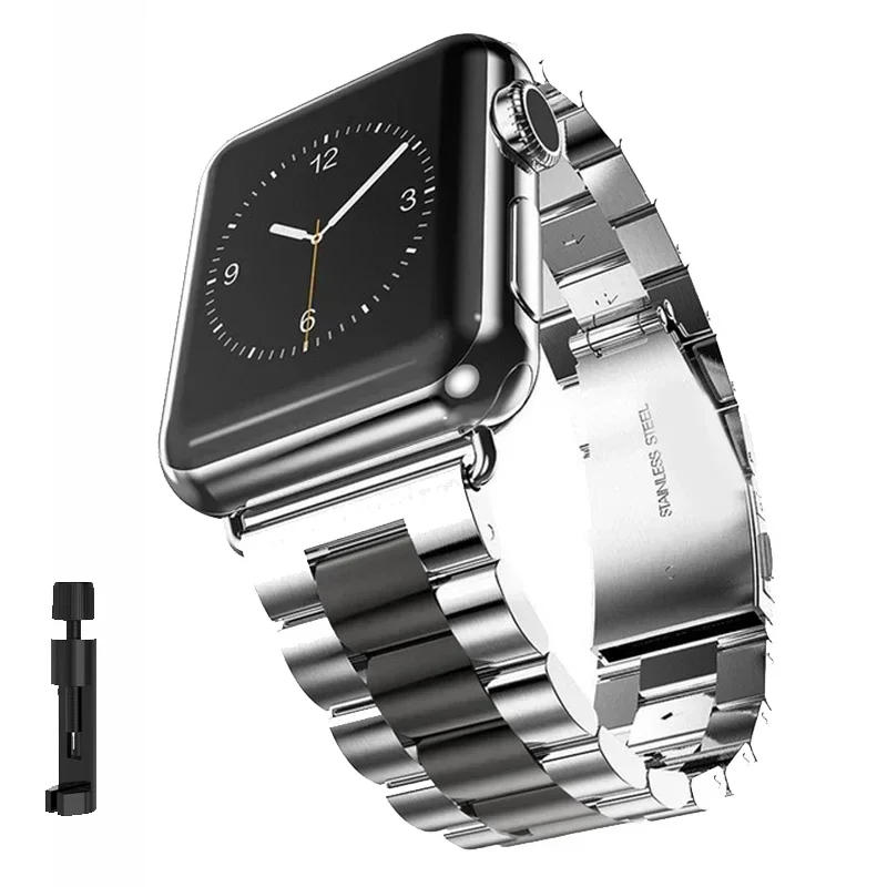 Starlight Stainless Steel Watch Band with Adjustable Metal Strap