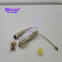 MICWL A5-TH Micro Mini Microphone à revers Lavalier omnidirectionnel à clipser pour Audio Technica poche sans fil Hirose 4 broches 4