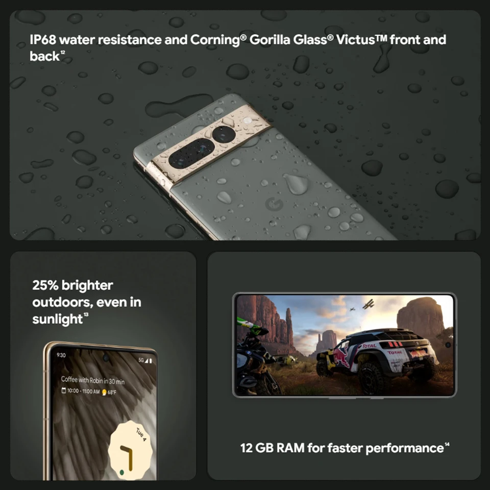 Google-Pixel 7 Proスマートフォン,グローバルバージョン,5g,6.7インチ