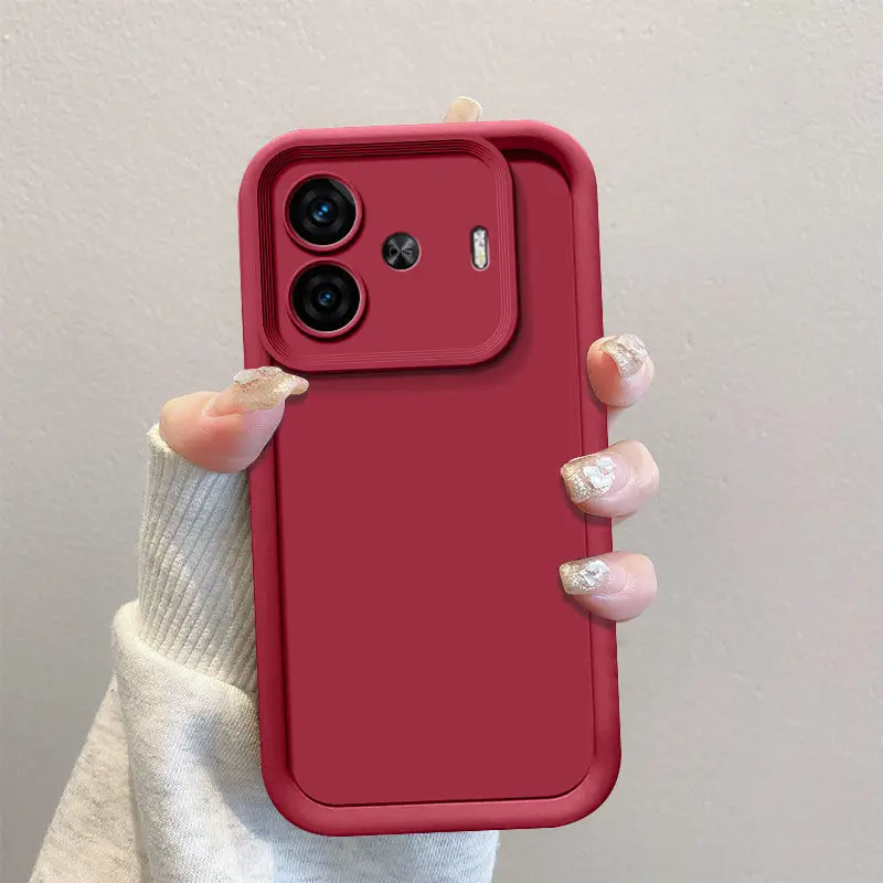 Enhanced Shockproof Matte Back Cover with Skin Feel Finish