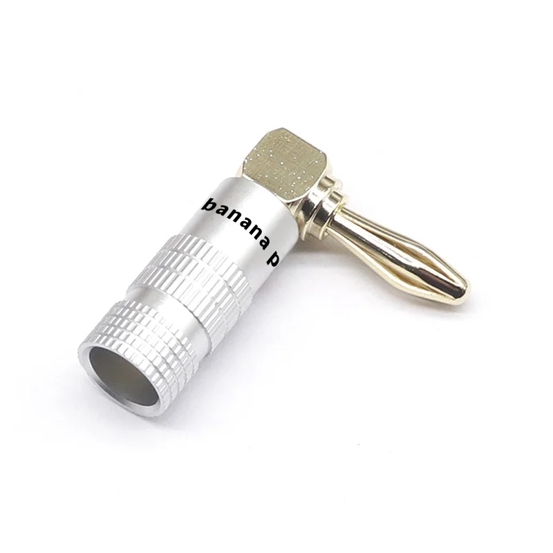 Plug para Alto-falante, Adaptador de Cobre, Banhado