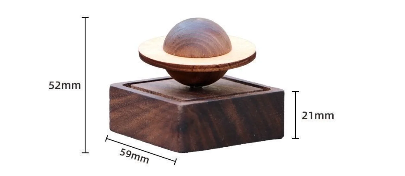 1 Stück Holzduft, kein Diffusor für ätherische Öle, Jupiter-Form, Heimdekoration, frische Luft, Geschenk für Freunde, Wohnheimzimmer, Essentials – Detail 6