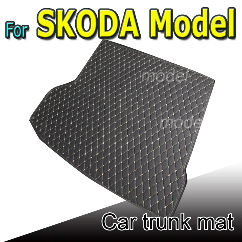Tappetino Per Bagagliaio Impermeabile Per Skoda Rs Karoq Superb Combi Scala Yeti Octavia Estate Cargo Liner Boot Tappeti