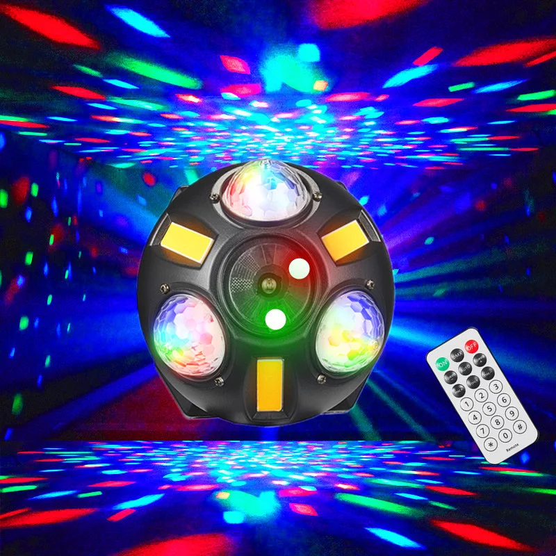Globo Luzes Led Rgb Dj Spin Globo De Festa Controle Remoto  Jm