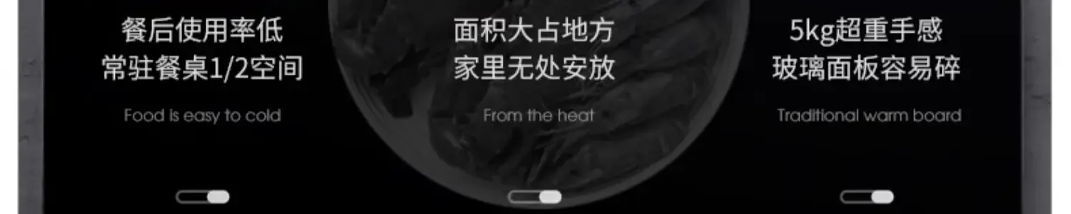Description Picture 5 of item220V Foldable Hot Dish Plate: keep your food warm and ready to serve(sampan)