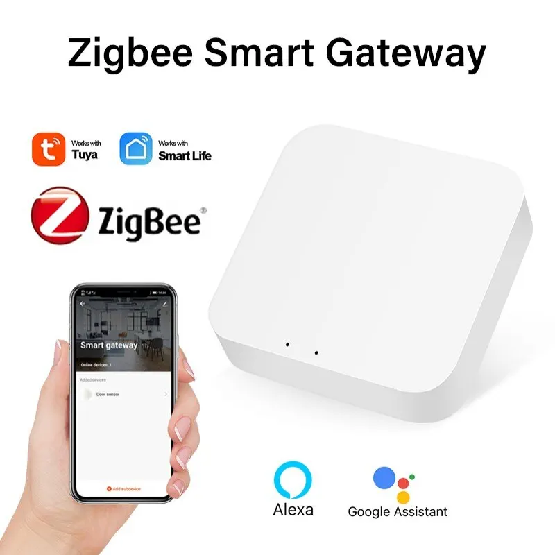 Smart Zigbee 3.0 Gateway Hub Bridge Smart Home Timer Schedule Smart Life Telecomando Funziona Con Tuya Smart Alexa Google Home