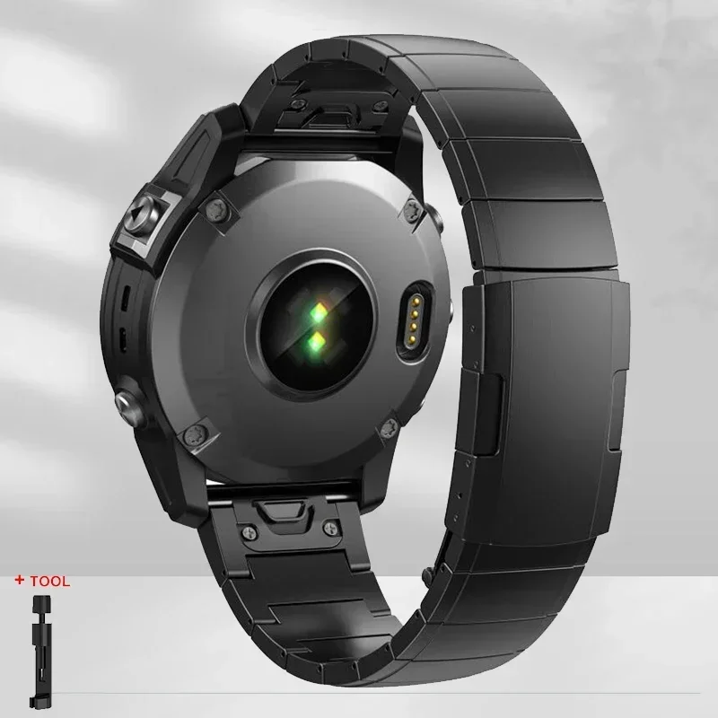 Sleek Titanium Quickfit Strap - Premium Metal Release Watch Band